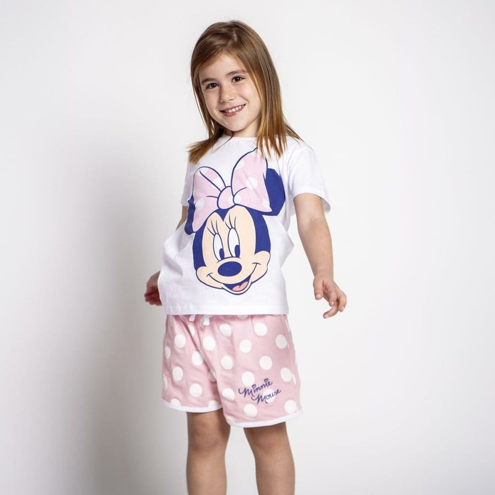 Pyjama Enfant Minnie Mouse Rose