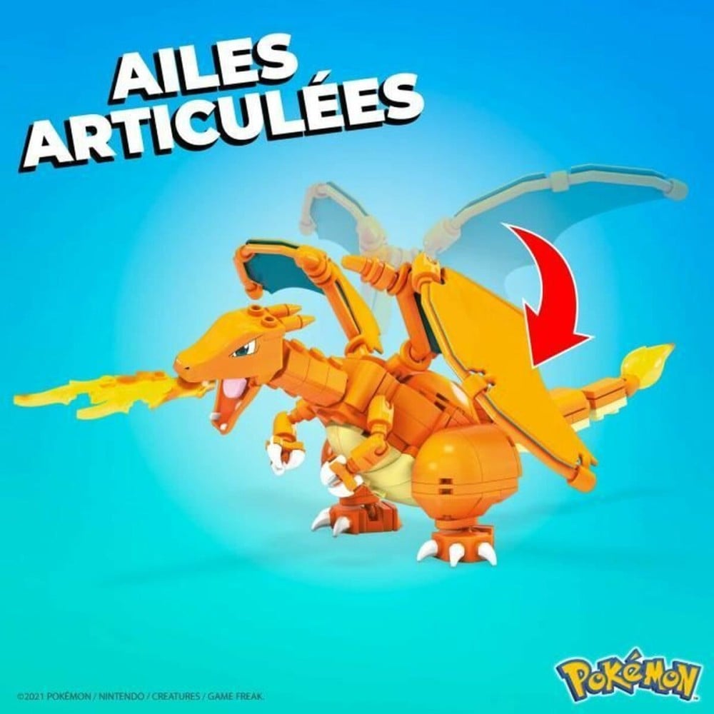 Konstruktionsspiel Megablocks Charmander Charmilion Charizard Pokémon 300 Stücke