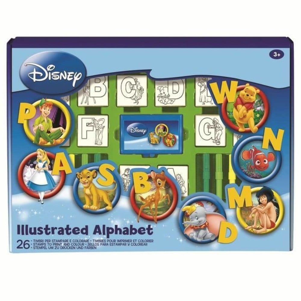 Stamps Multiprint Illustrated Alphabet