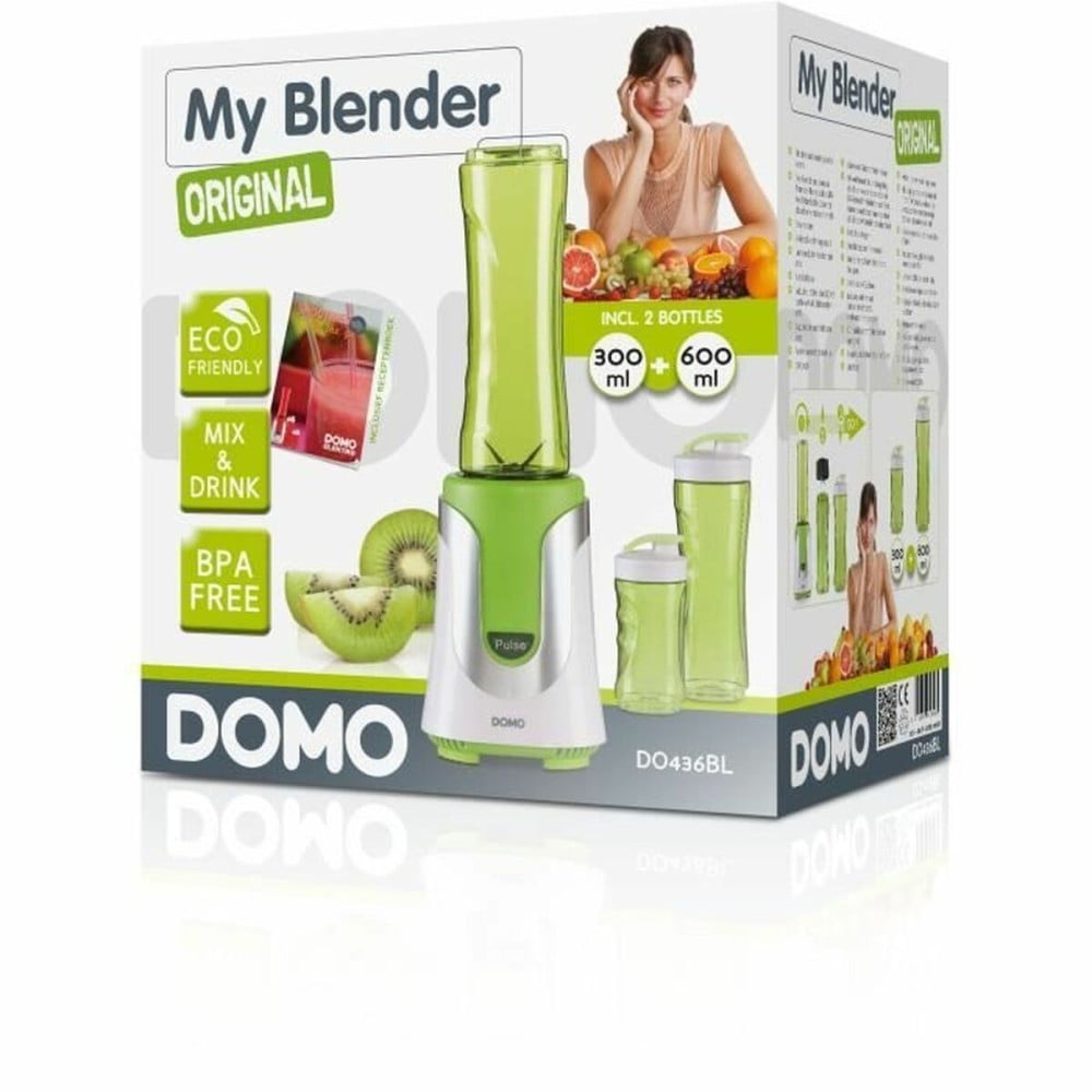 Cup Blender DOMO DO436BL Green 600 ml