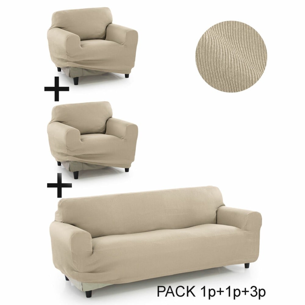 Housse de canapé Sofakover Pocket Trio Romeo 3 Unités