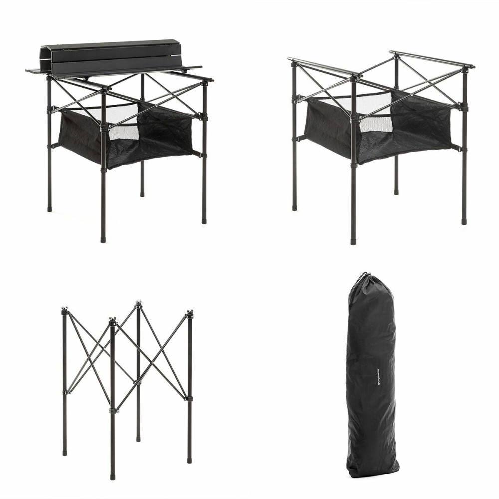 Folding Camping Table with Basket and Cover Folble InnovaGoods