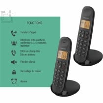 Téléphone fixe Logicom DECT ILOA 250 DUO Noir