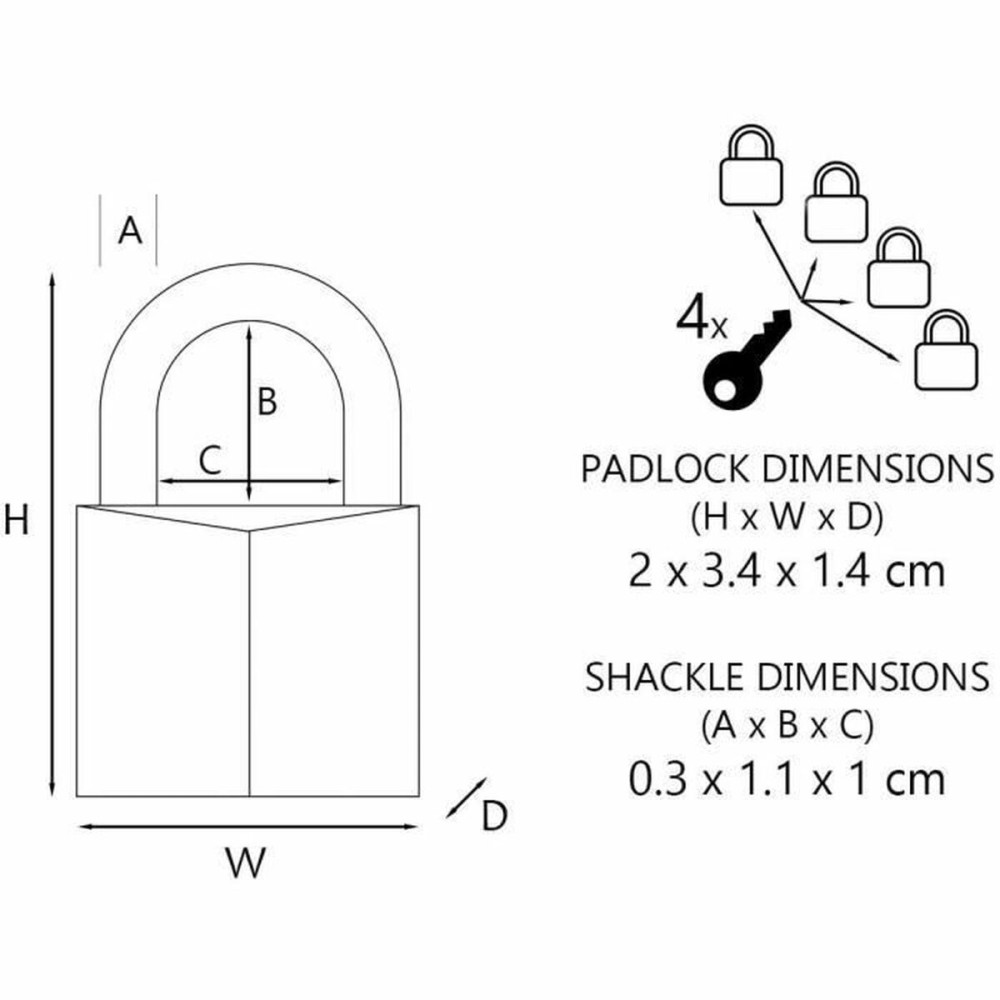 Cadenas pour Bagages Master Lock