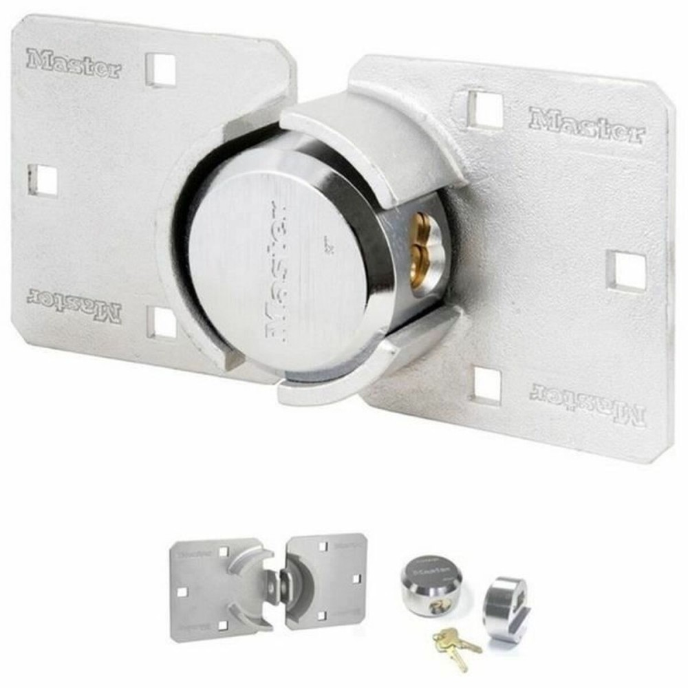 Key padlock Master Lock Zinc Rectangular (4 Units)