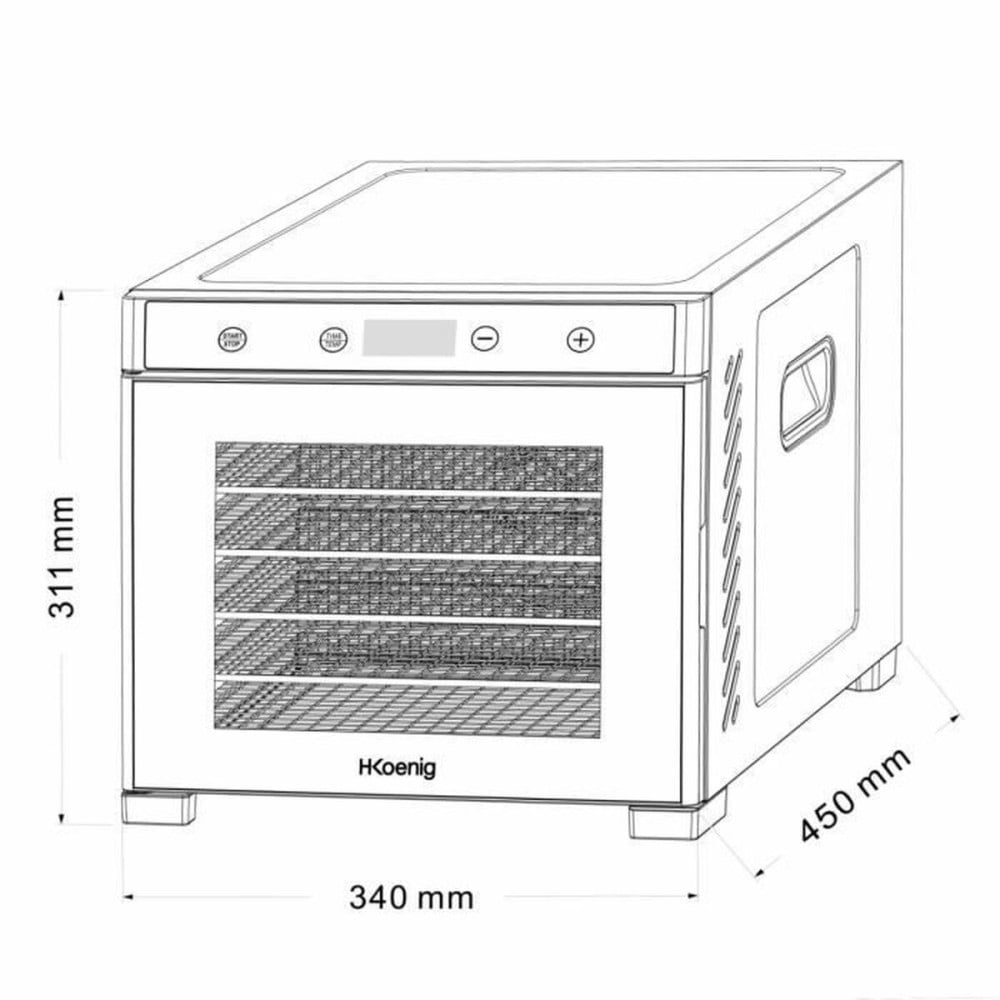 Déshydrateur d'Aliments Hkoenig 650 W