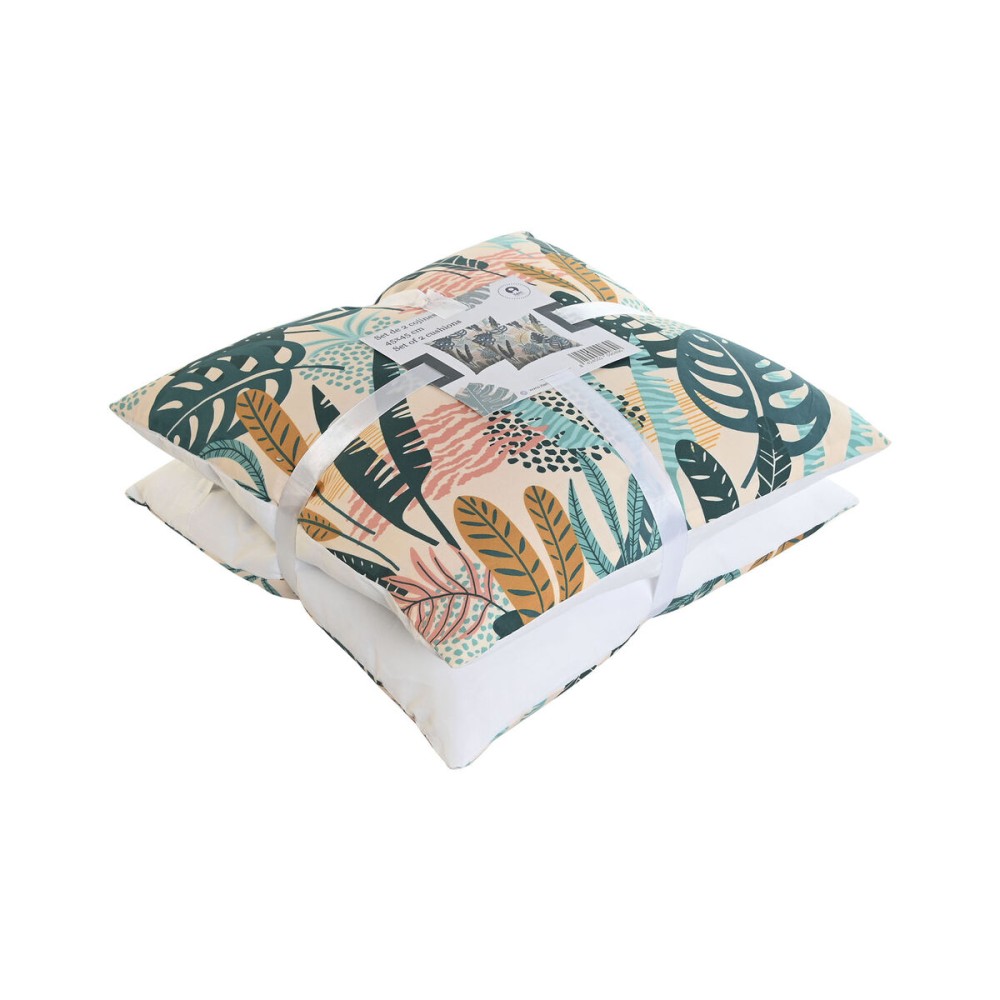 Ensemble de coussins Home ESPRIT Jungle 45 x 5 x 45 cm (2 Unités)