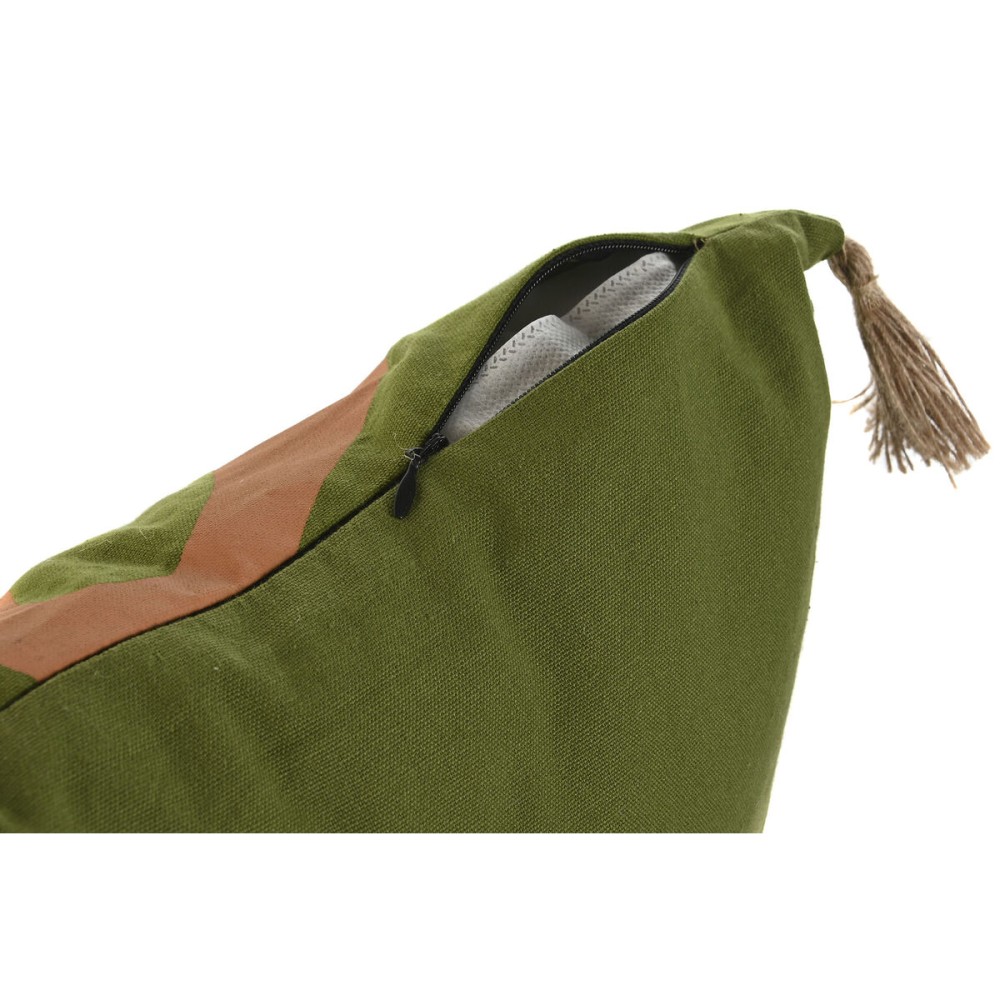 Coussin Home ESPRIT Vert Boho 45 x 5 x 45 cm