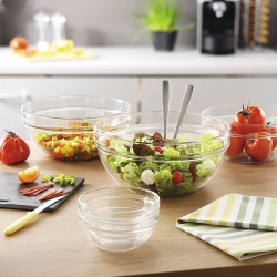 Salad Bowl Luminarc Transparent Glass (23 x 11 cm) (6 Units)