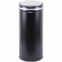 Waste bin Kitchen Move Black Stainless steel Plastic