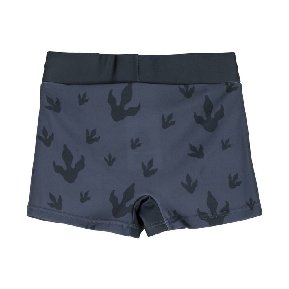 Jungen-Badeshorts Jurassic Park Dunkelgrau