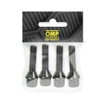 Schrauben für Reifen OMP OMPS09521401 M14 x 1,25 4 Stück