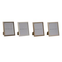 Cadre photo Home ESPRIT Marron Beige Crème Naturel Verre Bois MDF Scandinave 23,5 x 2,8 x 28,5 cm (4 Unités)