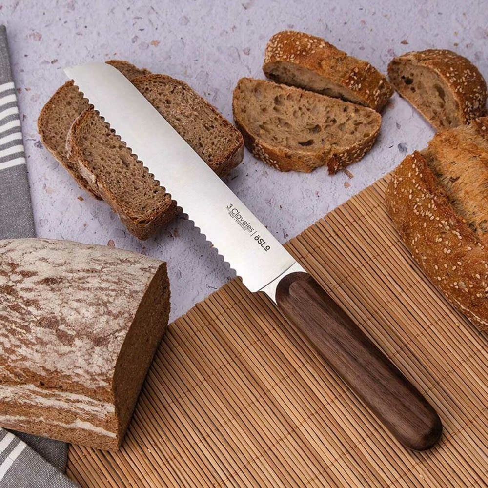 Bread Knife 3 Claveles Oslo Stainless steel 20 cm