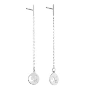 Boucles d´oreilles Femme Secrecy E8244CDAWA900 Argent 925 4 cm