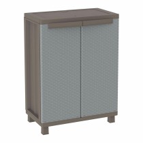 Armoire à balai Terry Jrattan 370 Gris Résine 68 x 37,5 x 91,5 cm 1 Etagères