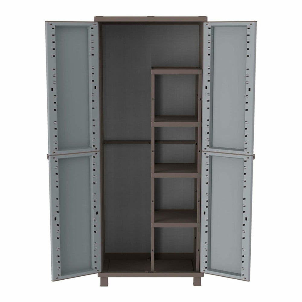 Escobero Schrank. Terry Jrattan 368 Grau 68 x 37,5 x 170 cm Kunststoff 4 Regale