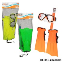 Diving Goggles with Snorkle and Fins Colorbaby (6 Units)