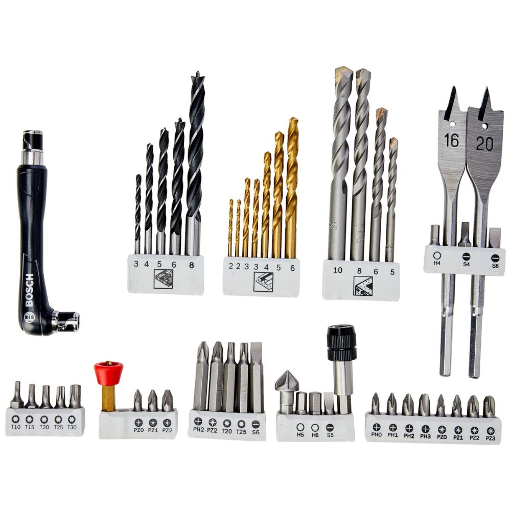 Drill bits and tits set BOSCH 49 Pieces