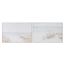 Cadre Home ESPRIT Plage méditerranéen 120 x 4 x 80 cm (2 Unités)