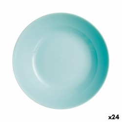 Assiette creuse Luminarc Diwali Turquesa 20 cm Turquoise verre (24 Unités)