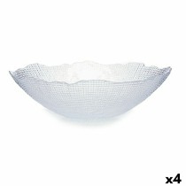 Bowl Vivalto Infinity Transparent Crystal 31 x 8,3 x 31 cm (4 Units)