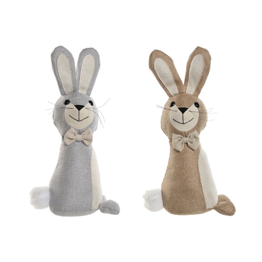 Door stop Home ESPRIT Sand 20 x 10 x 35 cm Rabbit (2 Units)