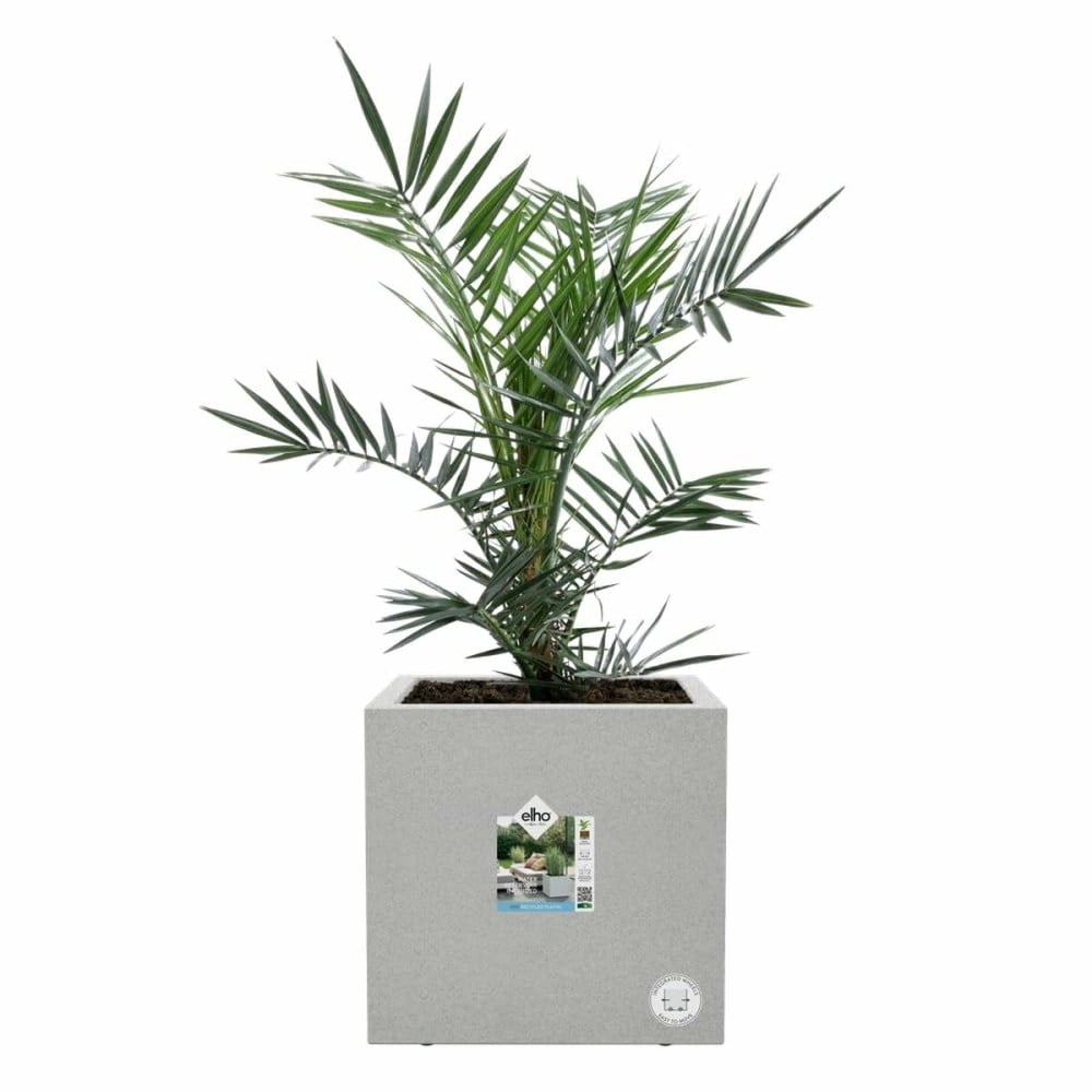 Plant pot Elho White Ø 39 cm Plastic Squared Modern