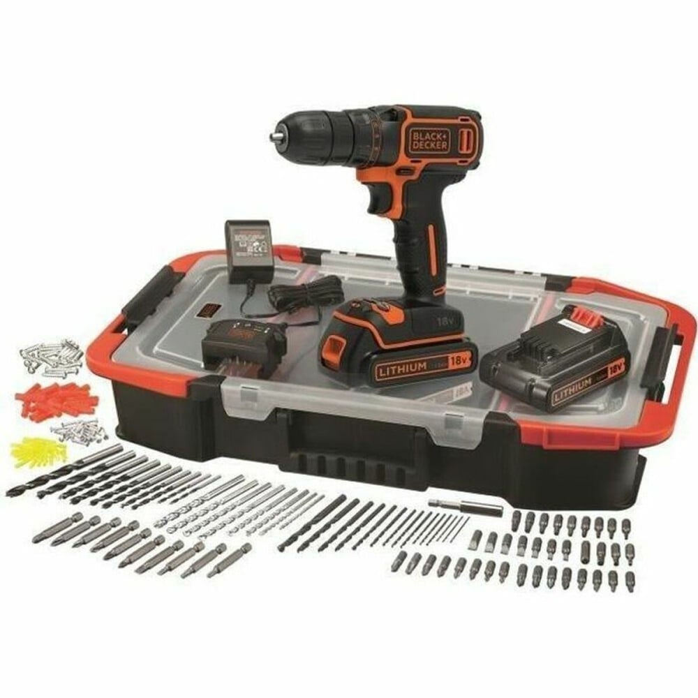 Bohrmaschine mit Schraubfunktion Black & Decker BDCDC18BAST-QW 18 V 15 Nm