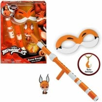 Costume for Children Miraculous: Tales of Ladybug & Cat Noir Transformation Set - Rena Rouge Orange 4 Pieces