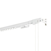 Tringle à rideaux Stor Planet Cintacor Extensible Renforcé Blanc 160-300 cm