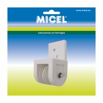 Pergola pulley Micel TLD19 Nylon 4,3 x 4,2 x 7,8 cm Front White