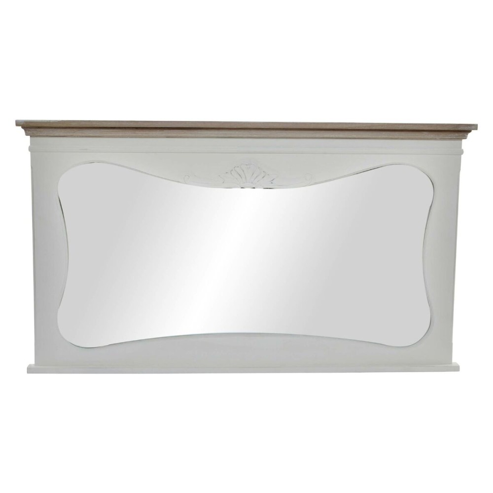 Miroir mural DKD Home Decor Blanc Naturel 105 x 64 x 4,5 cm