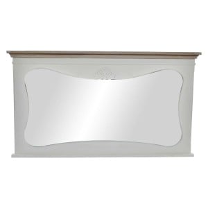 Miroir mural DKD Home Decor Blanc Naturel 105 x 64 x 4,5 cm