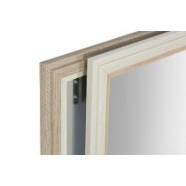 Miroir mural Home ESPRIT Blanc Marron Beige Gris 66 x 2 x 92 cm 70 x 2 x 97 cm (4 Unités)