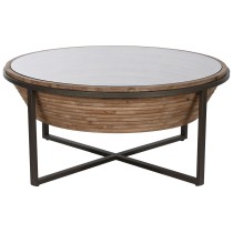 Centre Table Home ESPRIT Crystal Fir wood 102 x 102 x 46 cm