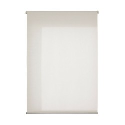 Roller blinds 120 x 180 cm Polyester Cream Plastic (6 Units)