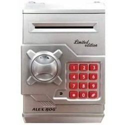 Money box Roymart Limited Edition Safety-deposit box Silver (18 x 13 x 12 cm)