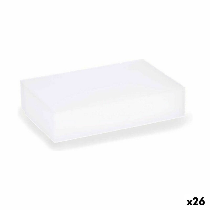 Schwämme Radiergummi (10 x 6.5 x 2.5 cm) (26 Stück)