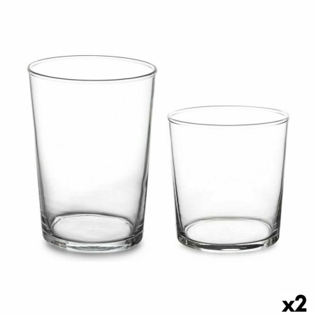 Gläserset Bistro Durchsichtig Glas (380 ml) (2 Stück) (510 ml)