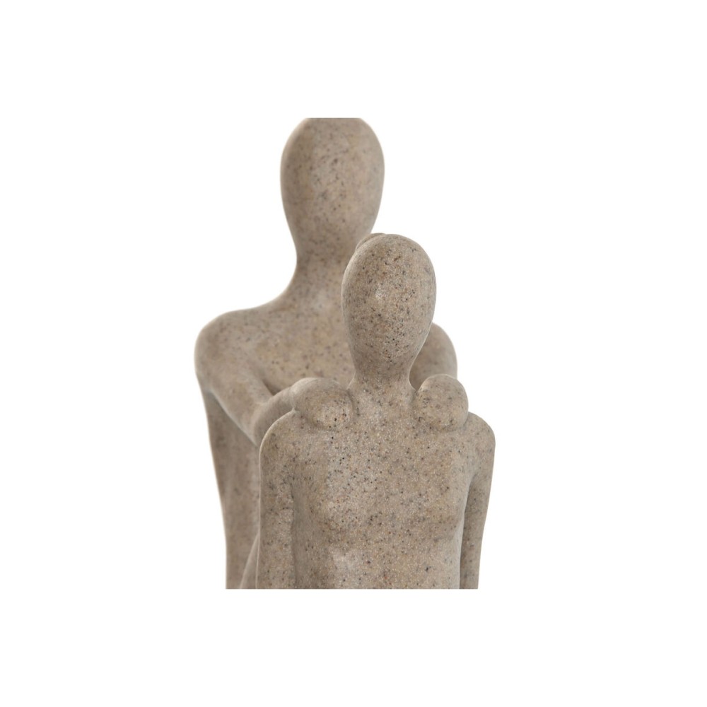 Decorative Figure Home ESPRIT Beige Yoga 20 x 10 x 50 cm