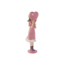 Deko-Figur Home ESPRIT Rosa Violett chica 10 x 8,5 x 31 cm