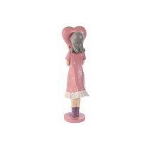 Deko-Figur Home ESPRIT Rosa Violett chica 10 x 8,5 x 31 cm