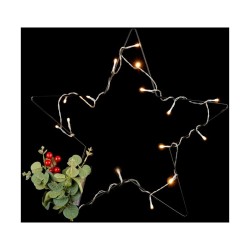 Étoile de Noël Lumière LED Rouge Noir Vert (36 Unités)