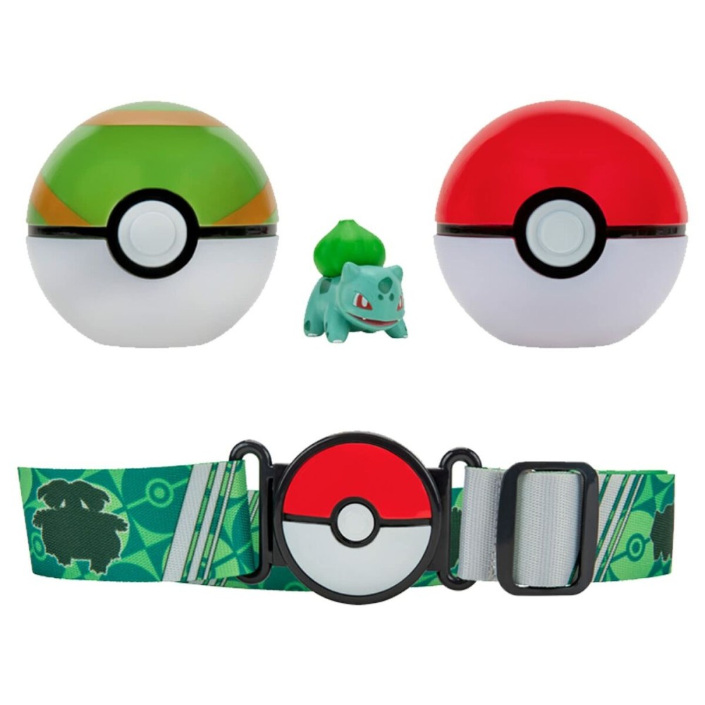 Action Figure Pokémon Clip belt 'N' Go - Bulbasaur 5 cm