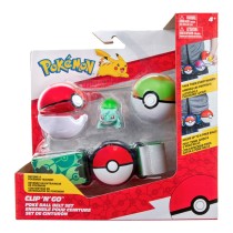 Action Figure Pokémon Clip belt 'N' Go - Bulbasaur 5 cm