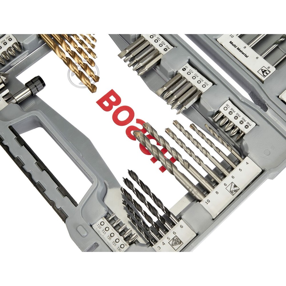 Spool set BOSCH 2608P00234 76 Pieces Stainless steel Transportation cover