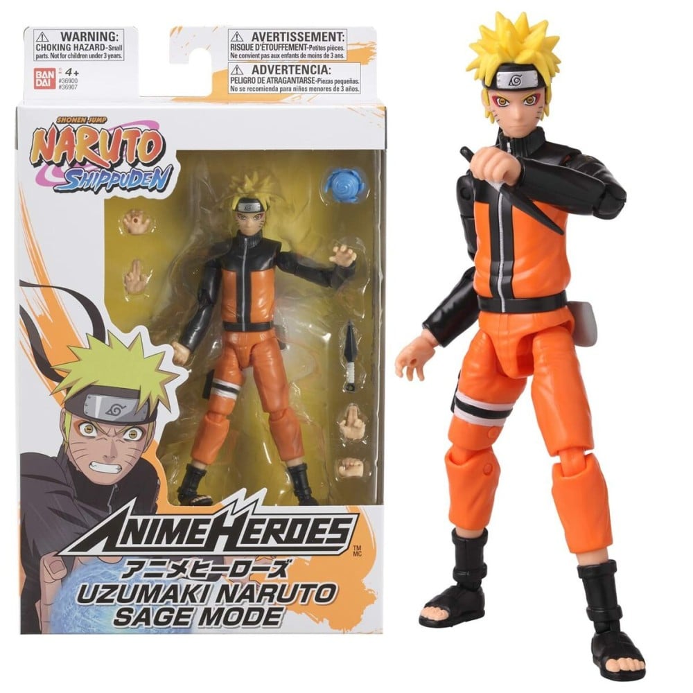 Personnage articulé Naruto Anime Heroes - Uzumaki Naruto Sage Mode 17 cm