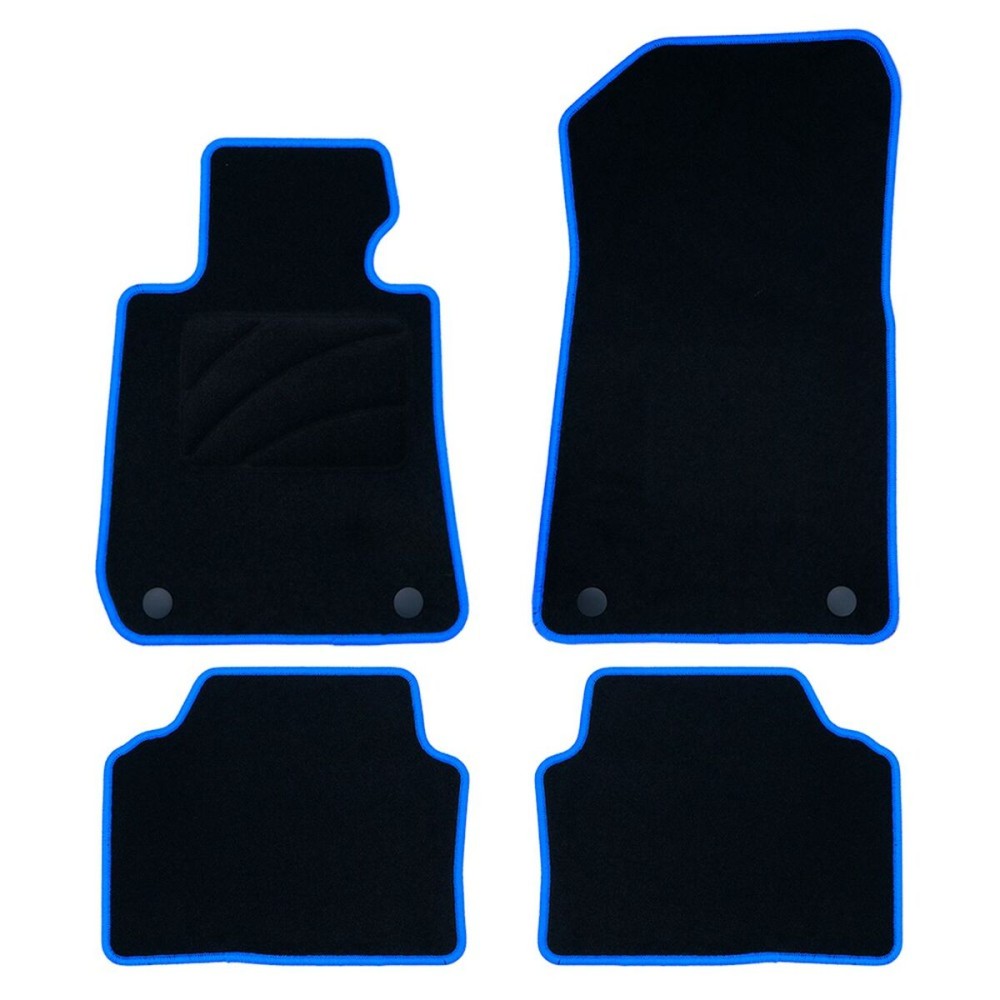 Car Floor Mat Set OCC Motorsport OCCBW0026BL Blue 5 Pieces