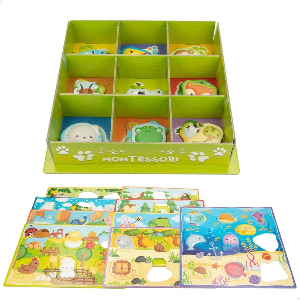 Jouet Educatif Lisciani 26 x 6 x 26 cm animaux Méthode Montessori 67 Pièces 6 Unités